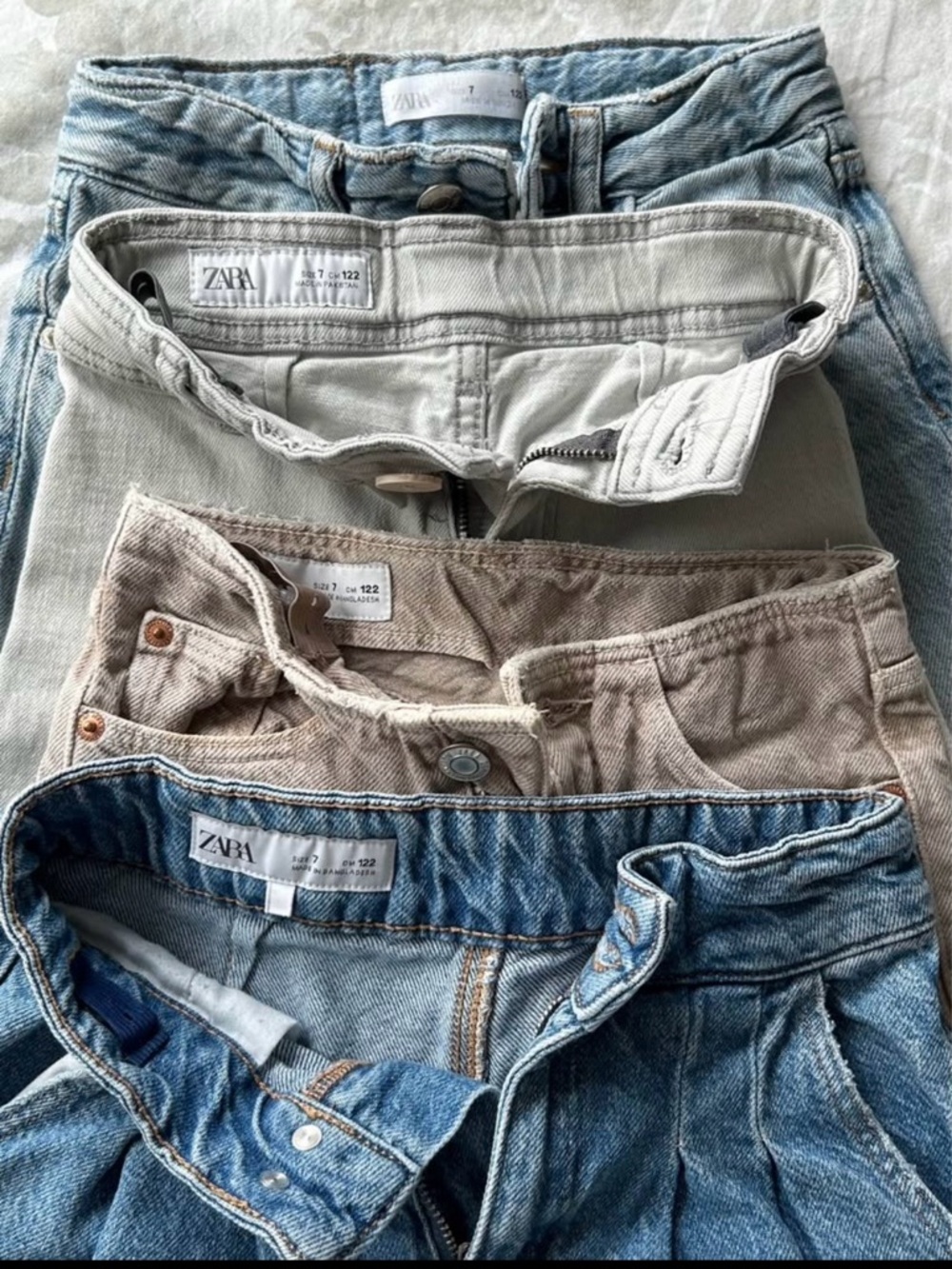 Zara girls jeans size 7